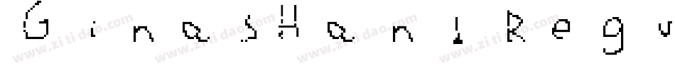 GinasHand Regular字体转换